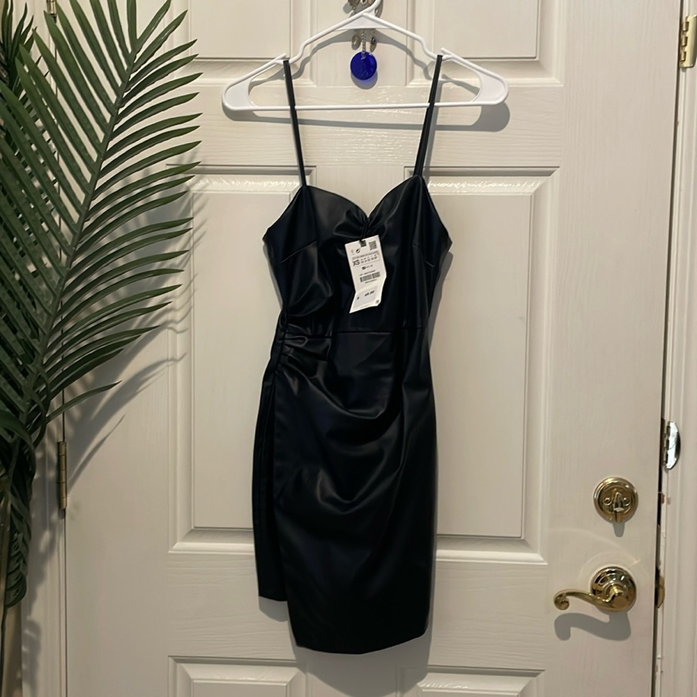 Zara Leather Dress